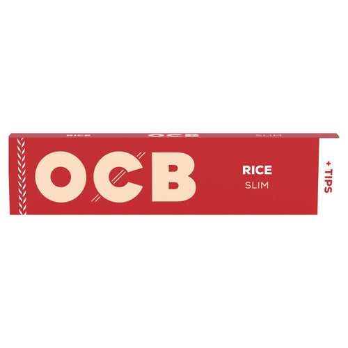 OCB Rice Slim and Tips Consumer Box × 32 × 1