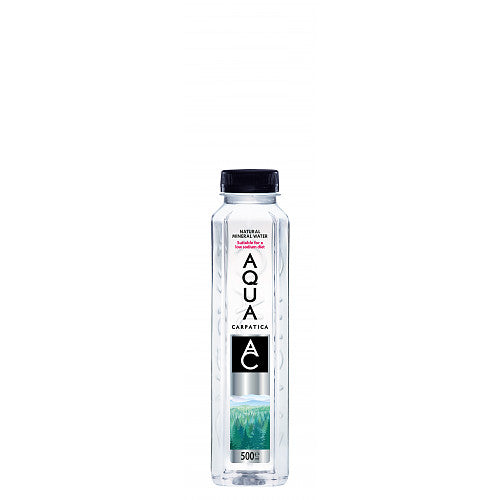 AQUA Carpatica Natural Still Mineral Water 500ml × 12 × 1