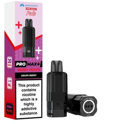 Hayati Pro Max+ Pods 6000+ Puffs Grape Berry