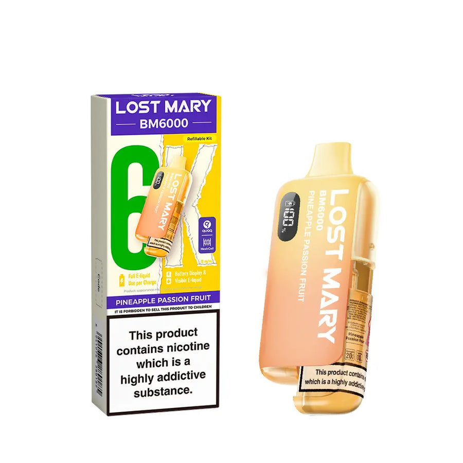 Lost marry vape bm 6000 pineapple passion fruit