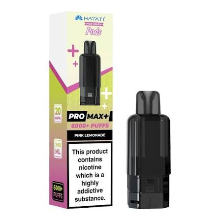 Hayati Pro Max+ Pods 6000+ Puffs Pink Lemonade