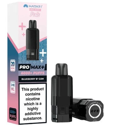 Hayati Pro Max+ Pods 6000+ Puffs Blueberry B'Gum