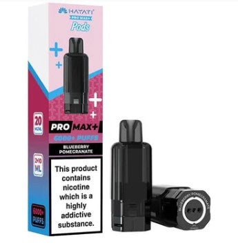 Hayati Pro Max+ Pods 6000+ Puffs Blueberry Pomegranate