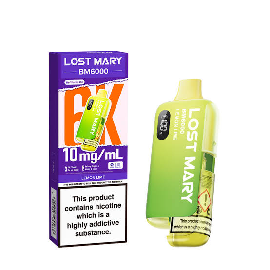 Lost marry vape bm 6000 Lemon lime