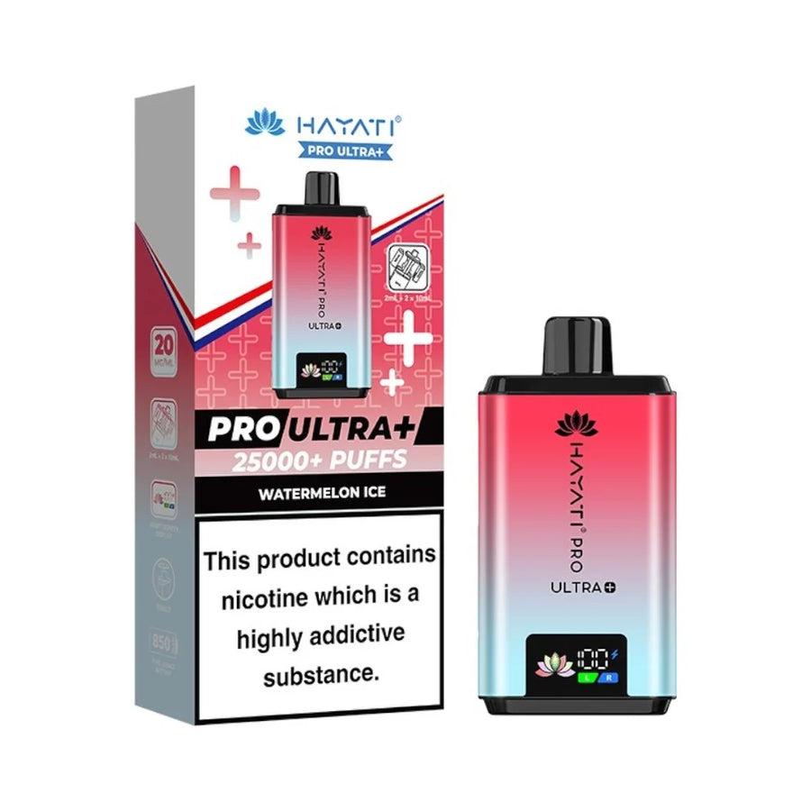 Hayati Pro Ultra+ 25000 Puffs Watermelon Ice