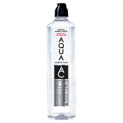 AQUA Carpatica Natural Still Mineral Water Sports Cap 6 x 750ml