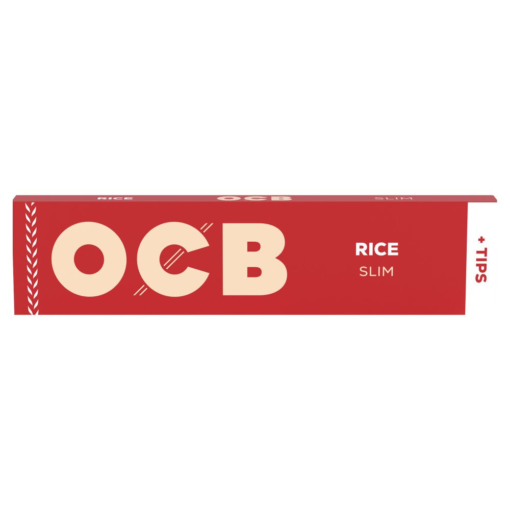 OCB Rice Slim and Tips Consumer Box × 32 × 1