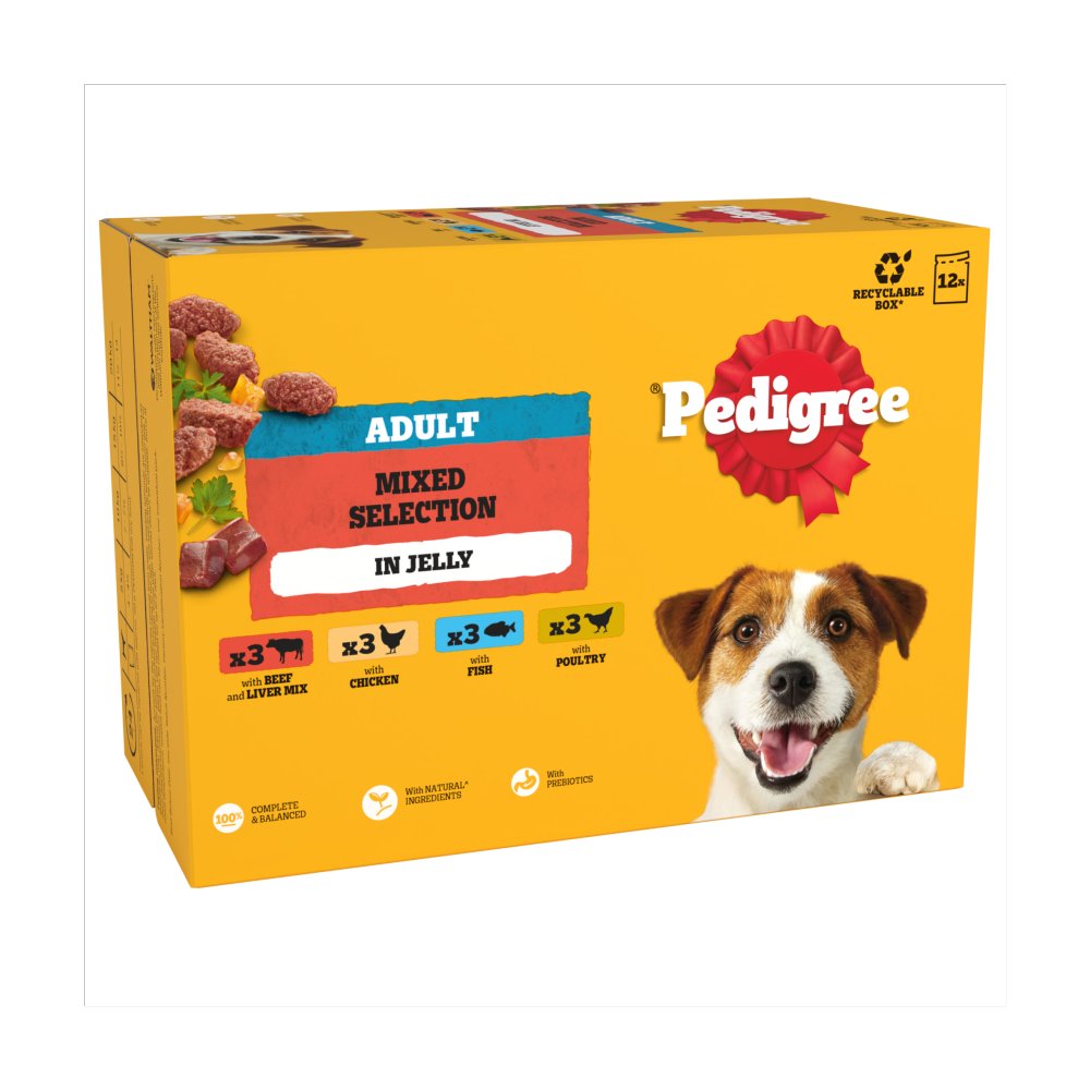 PEDIGREE® Adult Wet Dog Food 12 x 100g Pouch