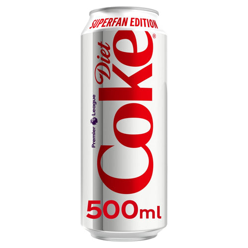 Diet Coke Cola Superfan Can 500ml × 12 × 1