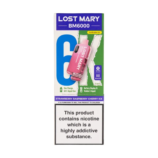 LOST MARY BM6000 RECHARGEABLE KITS PACK OF 5