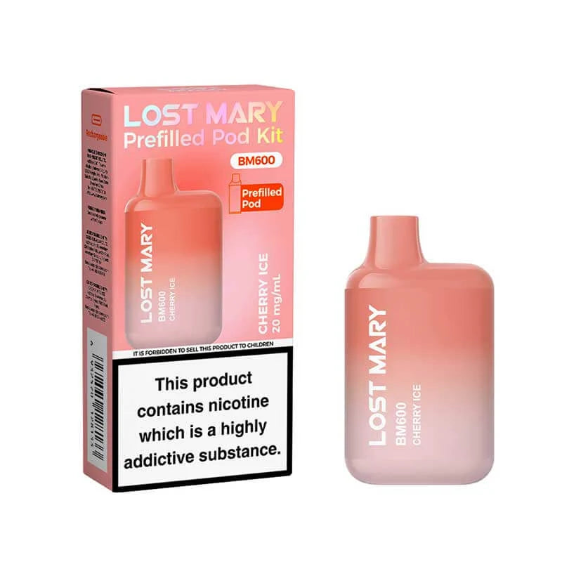 LOST MARY BM600 RECHARGEABLE PREFILLED KIT PACK OF 10
