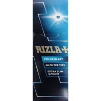 Rizla Polar Blast Extra Slim Filters Tips 60 Pack P × 24 × 1