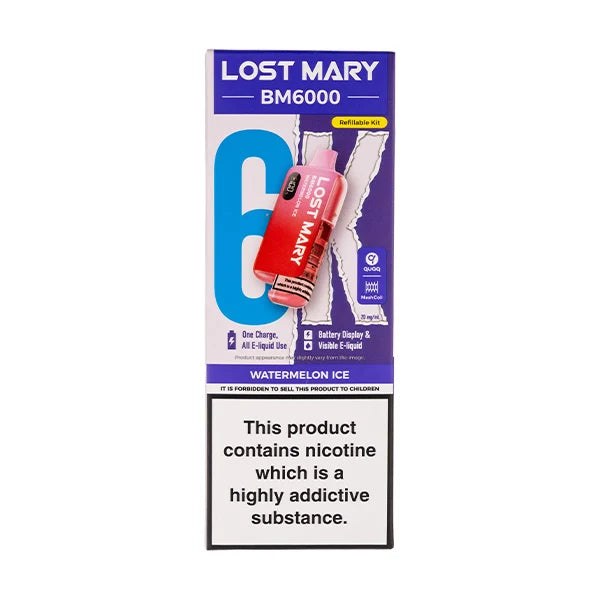 LOST MARY BM6000 RECHARGEABLE KITS PACK OF 5
