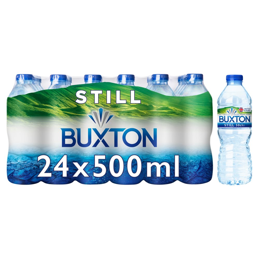 Buxton Still Natural Mineral Water 24x500ml