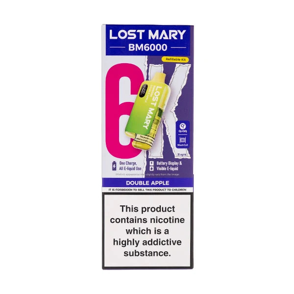LOST MARY BM6000 RECHARGEABLE KITS PACK OF 5