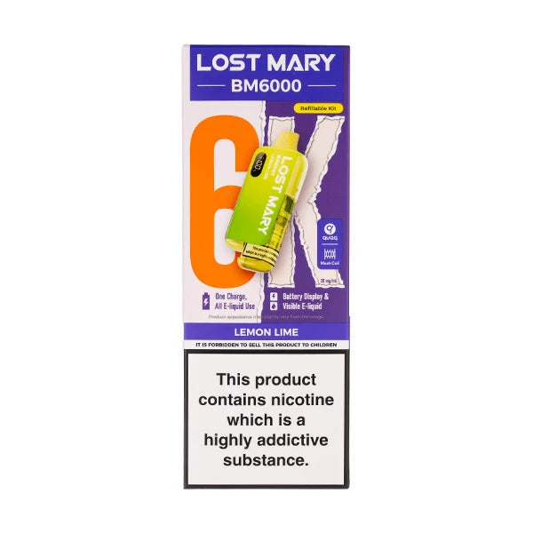 LOST MARY BM6000 RECHARGEABLE KITS PACK OF 5