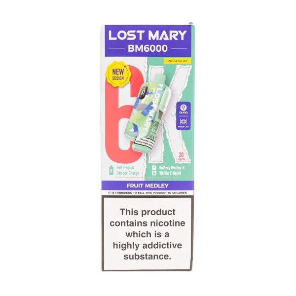 LOST MARY BM6000 RECHARGEABLE KITS PACK OF 5