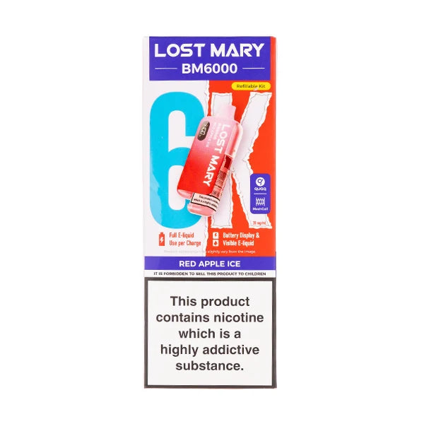 LOST MARY BM6000 RECHARGEABLE KITS PACK OF 5
