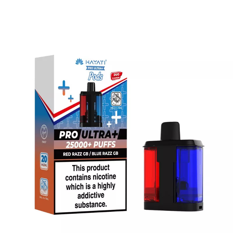 HAYATI PRO ULTRA+ 25000 PODS PACK OF 5