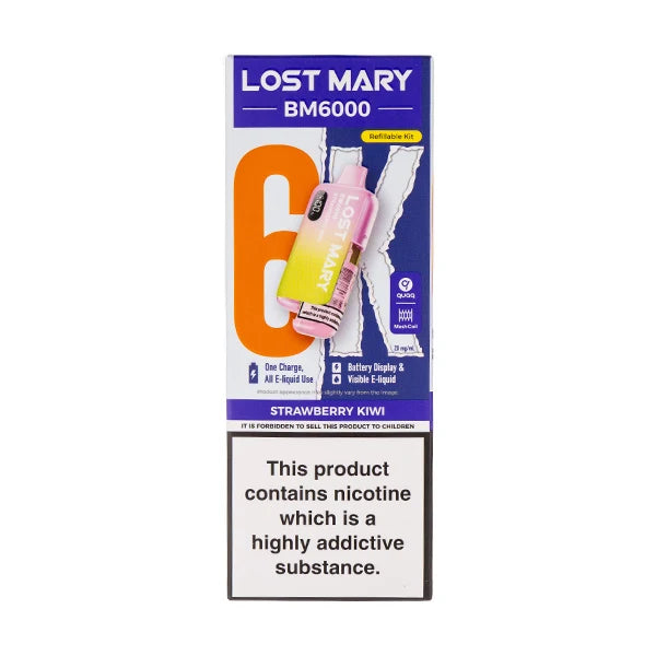 LOST MARY BM6000 RECHARGEABLE KITS PACK OF 5