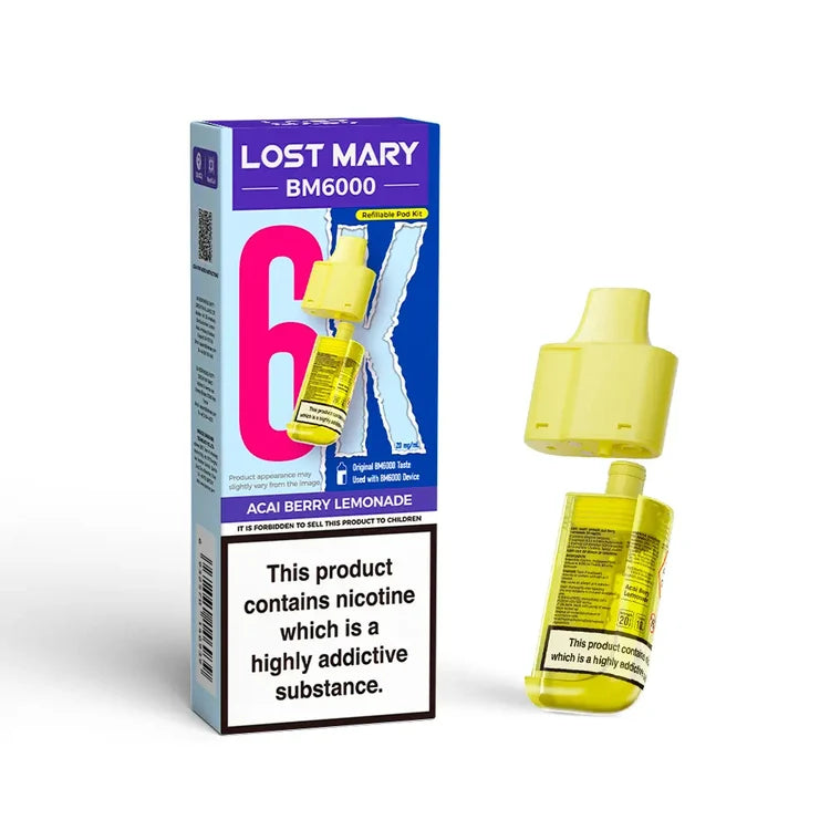 LOST MARY BM6000 REFILLABLE PODS