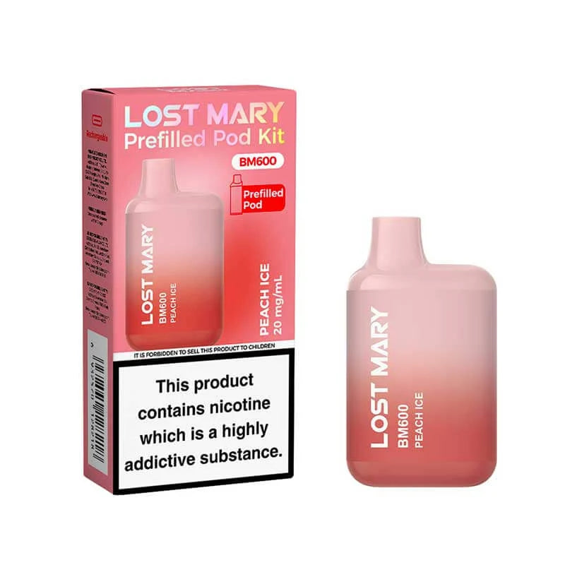 LOST MARY BM600 RECHARGEABLE PREFILLED KIT PACK OF 10