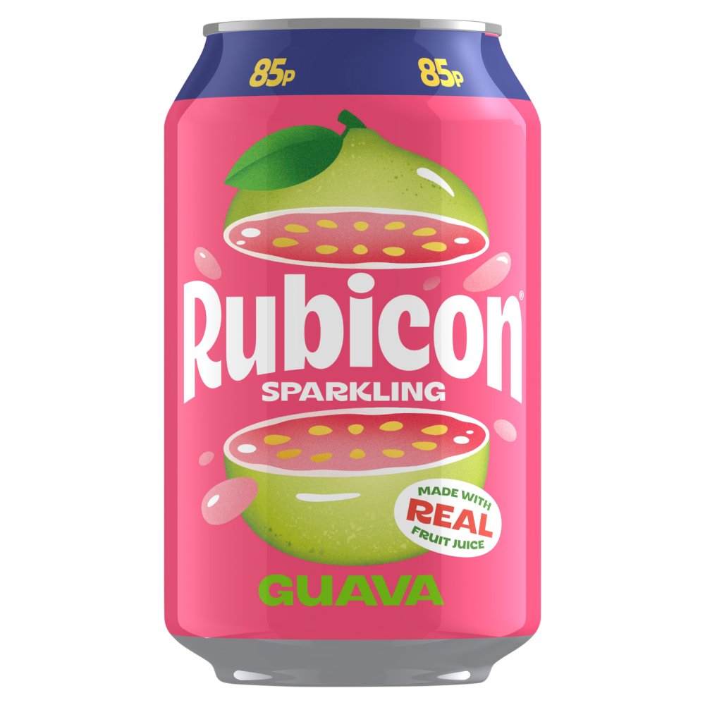 Rubicon Soft Drinks Cans 330ml × 24 × 1