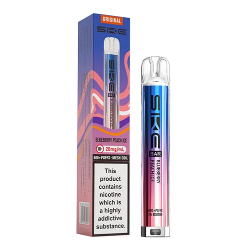 Ske Bar 600 Prefilled Pod Kit Blueberry peach ice