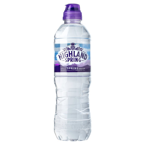 Highland Spring Still Spring Water Sports Cap 500ml 50Cl × 24 × 1