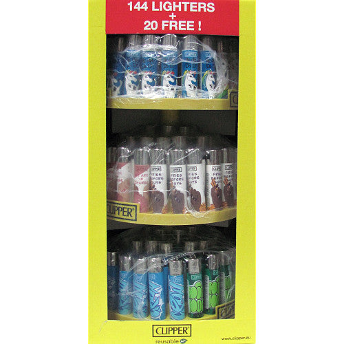 Clipper Printed Design 3 Tier Carousel Display 144 +20 FOC Sgl × 164 × 1