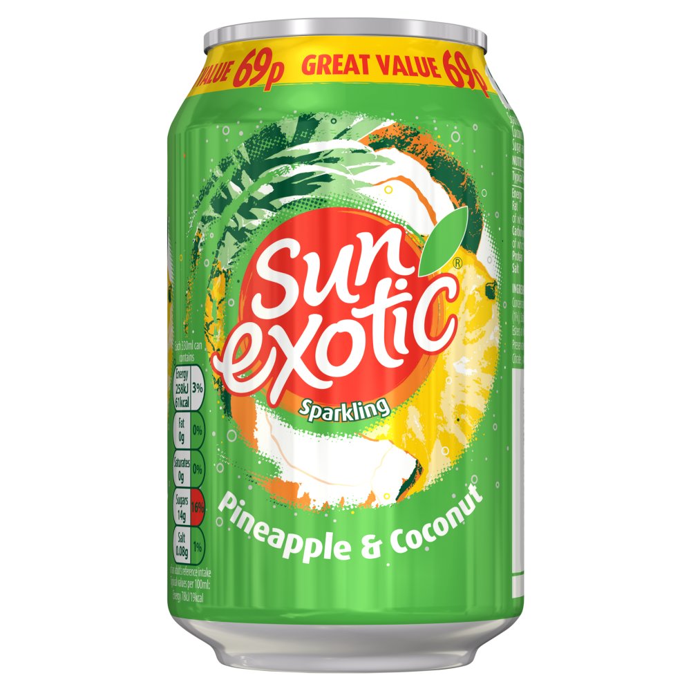 Sun Exotic Drinks 330ml × 24 × 1