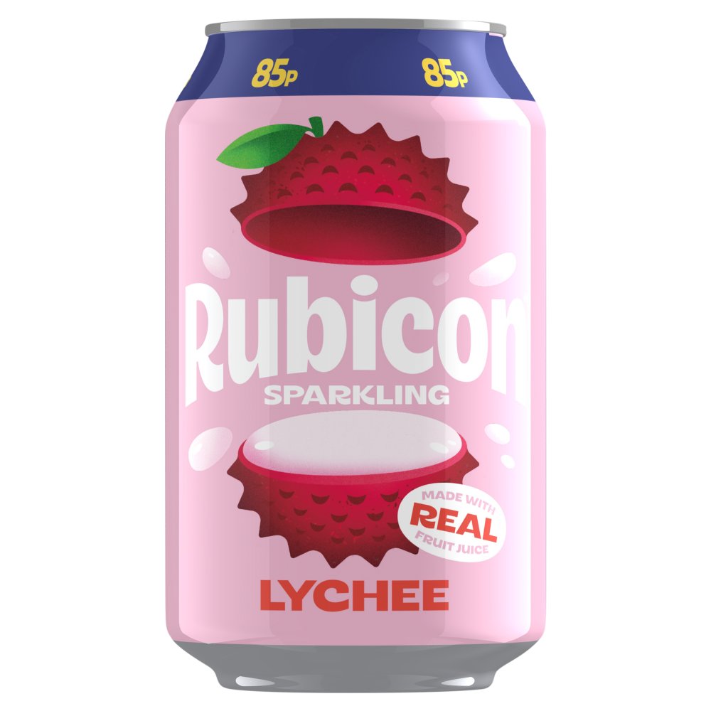 Rubicon Soft Drinks Cans 330ml × 24 × 1