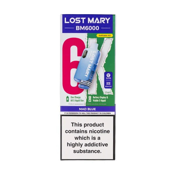 LOST MARY BM6000 RECHARGEABLE KITS PACK OF 5