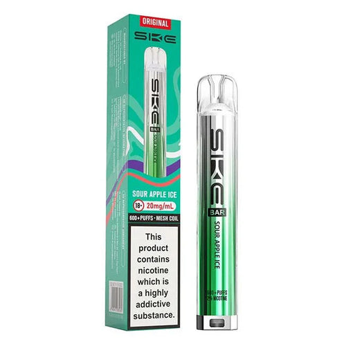 ske bar 600 prefilled pod kit Sour Apple