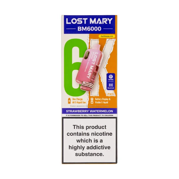 LOST MARY BM6000 RECHARGEABLE KITS PACK OF 5