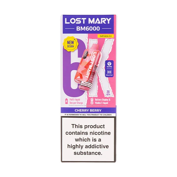 LOST MARY BM6000 RECHARGEABLE KITS PACK OF 5