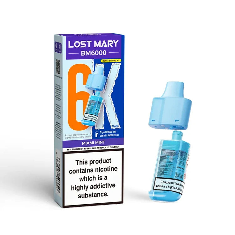 LOST MARY BM6000 REFILLABLE PODS