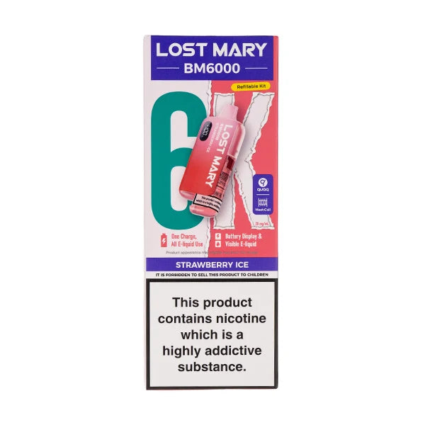LOST MARY BM6000 RECHARGEABLE KITS PACK OF 5