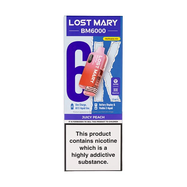 LOST MARY BM6000 RECHARGEABLE KITS PACK OF 5
