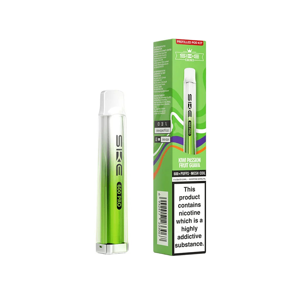 SKE BAR 600 RECHAREABLE PREFILLED KIT PACK OF 10