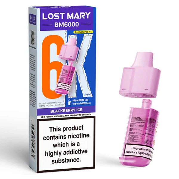 LOST MARY BM6000 REFILLABLE PODS
