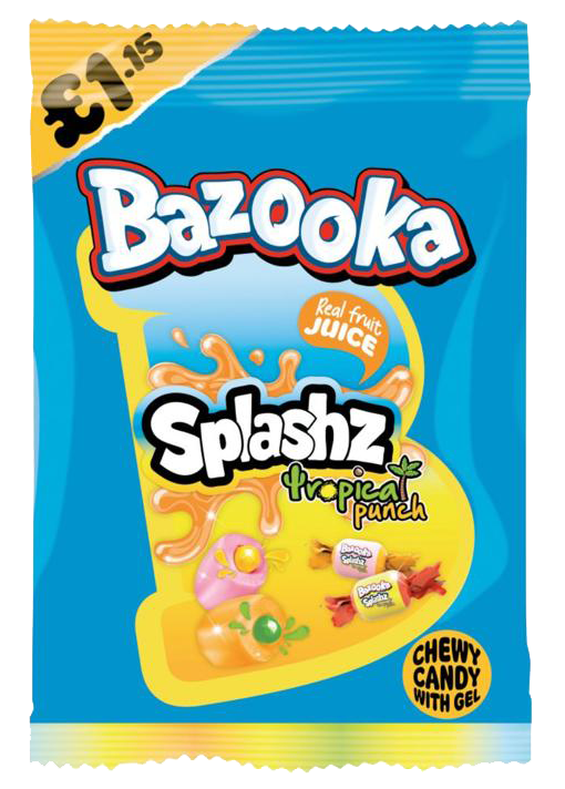 Bazooka Tropical Punch 12x120g