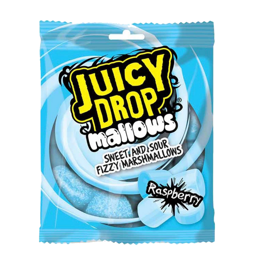 Juicy Drop Mallows Raspberry 12X100g