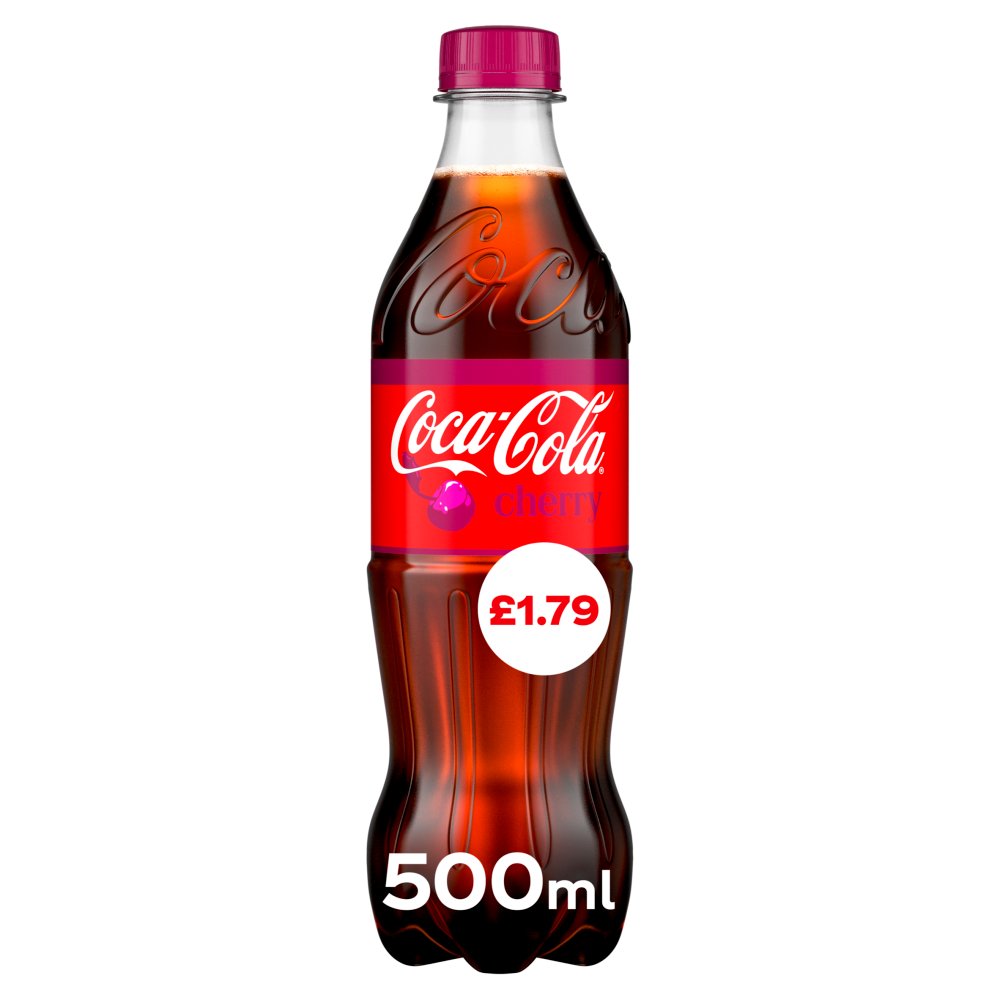 Coca-Cola Cherry PM £1.85 500mlX12 Bottle