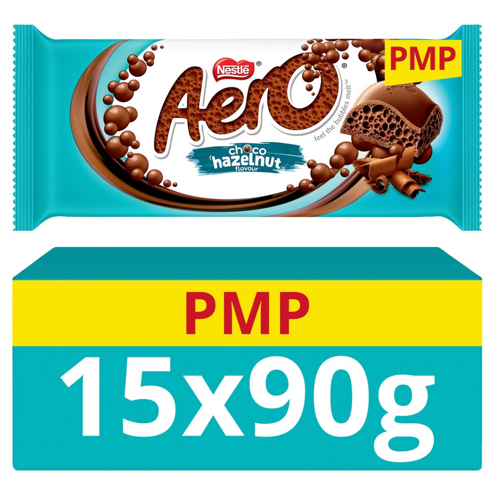 Aero Chocolate Sharing Bar 90g × 15 × 1 PMP £1.50