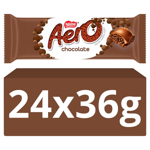 Aero Milk Chocolate Bar 36g Bar × 24 × 1