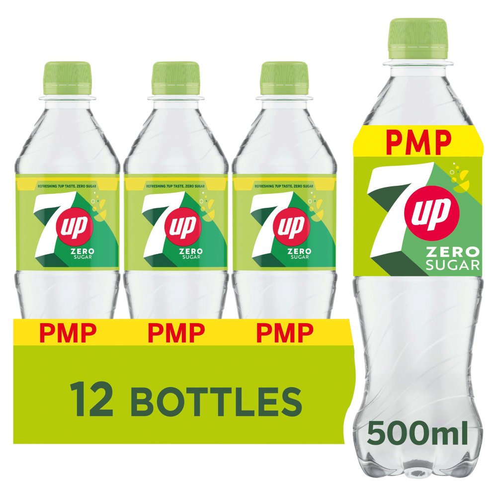 7Up Bottle PMP 500ml × 12 × 1