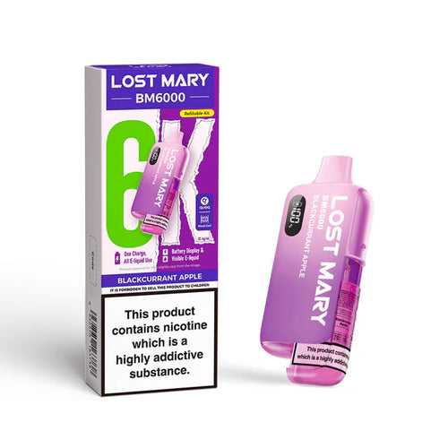 Lost marry vape bm 6000 blackcurrant apple