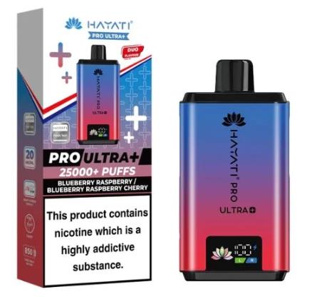 Hayati Pro Utra+ 25000 Puffs Blueberry raspberry / blueberry raspberry cherry