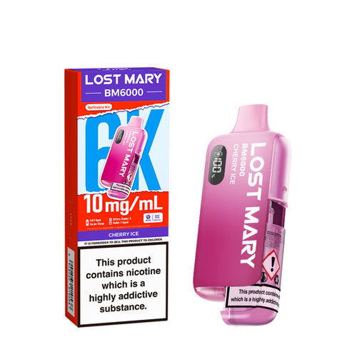 Lost marry vape bm 6000 Cherry ice